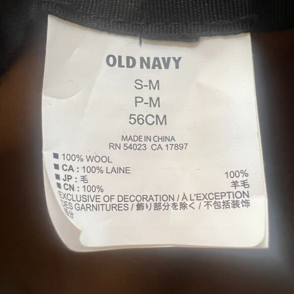 Old Navy Floppy Hat Women's S Wool Felt Wide Brim Caramel With Matching Bow Band - Picture 6 of 12